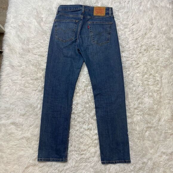 Levis 505 Jeans Mens 30x32 Straight Leg Blue Denim - Picture 5 of 10